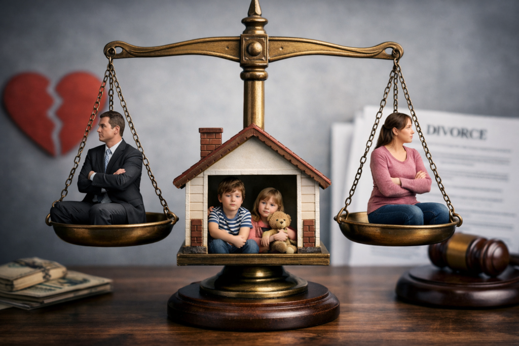 vendre un bien immobilier en cas de divorce